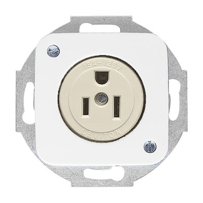 Nema socket insert without claw alpine white - Reflex SI