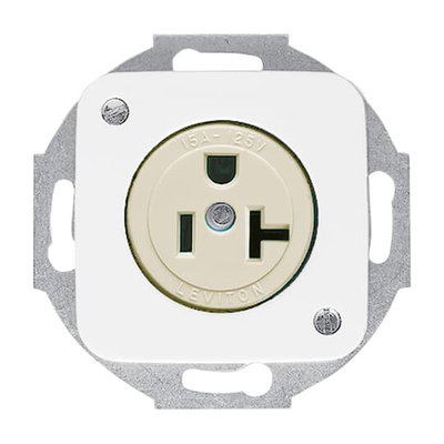 Nema socket insert without claw alpine white - Reflex SI