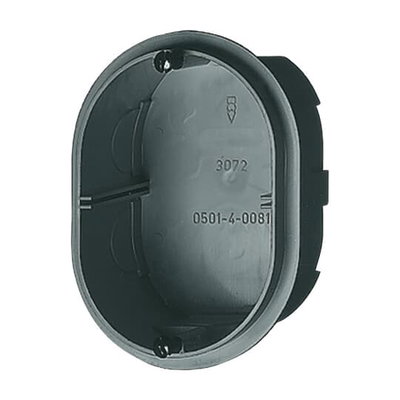 Busch-NEMA Wall box 2 gang black