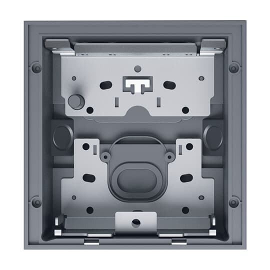 Flush-mounted box 1/1 black