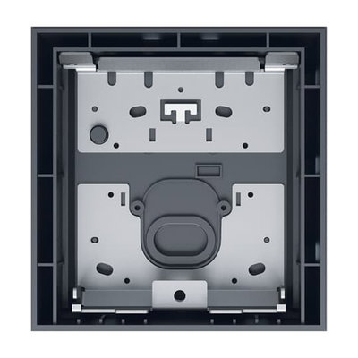 Surface-mounted box 1/1 black