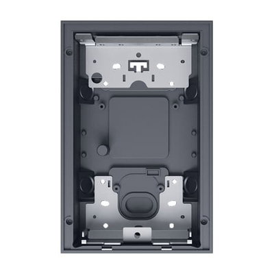 Flush-mounted box, 1/2, black