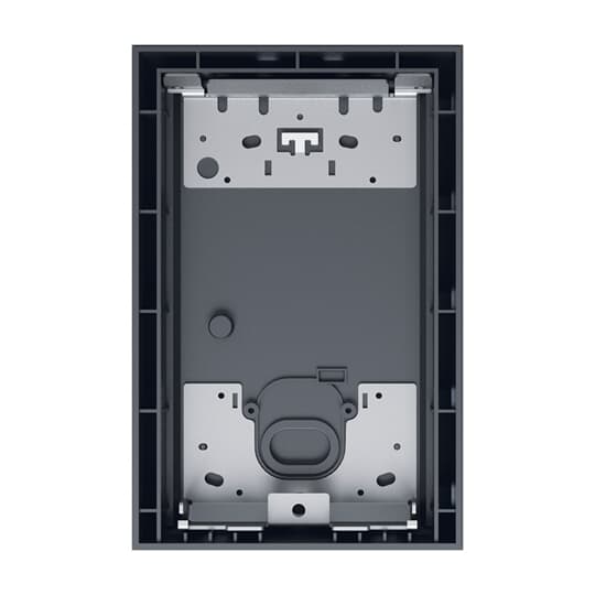 Surface-mounted box, 1/2, black