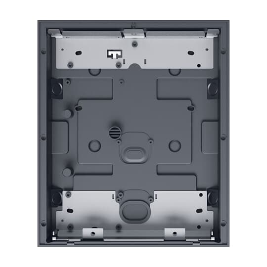 Flush-mounted box, 2/3, black