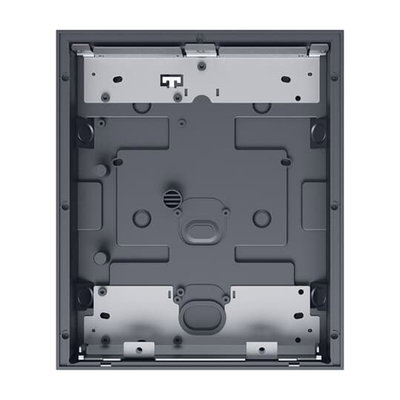 Flush-mounted box, 2/3, black