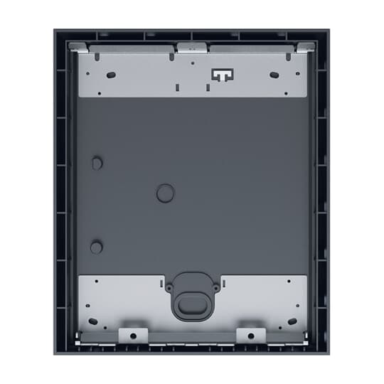 Surface-mounted box, 2/3, black