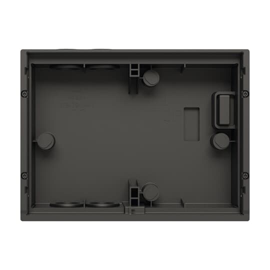 Flush-mounted box&pre-installation box for touch 7&10, black