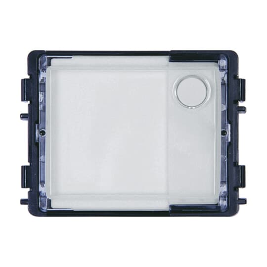Round pushbutton module, 1, white