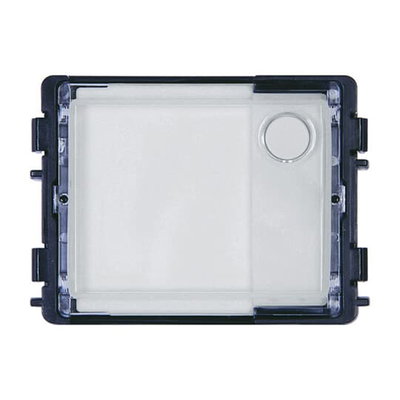 Round pushbutton module, 1, white