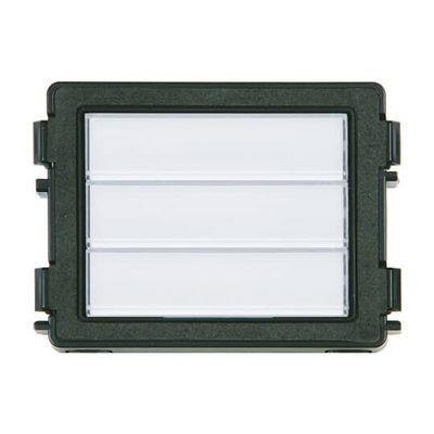 Bar Pushbutton module, 3/6, white
