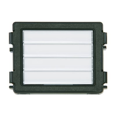 Bar Pushbutton module, 4/8, white