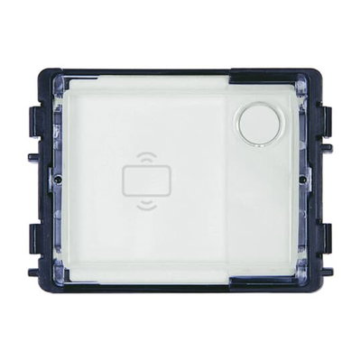 Round pushbutton module, 1, white, RFID