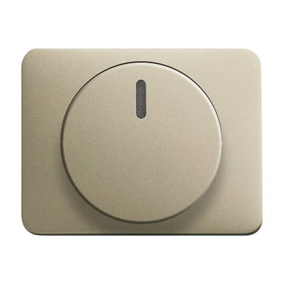 Cover plate for Dimmer Turn button palladium - alpha