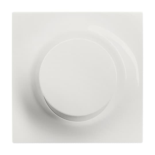 Control Element for Switch/dimmer Single push button with Neon lamp alpine white - impuls
