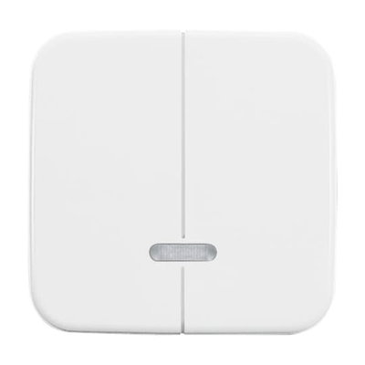 Control Element for Dimmer Two-part button with Neon lamp alpine white - Reflex SI