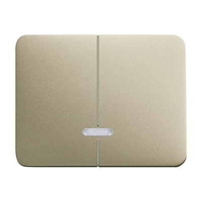 Control Element for Dimmer Two-part button with Neon lamp palladium - alpha