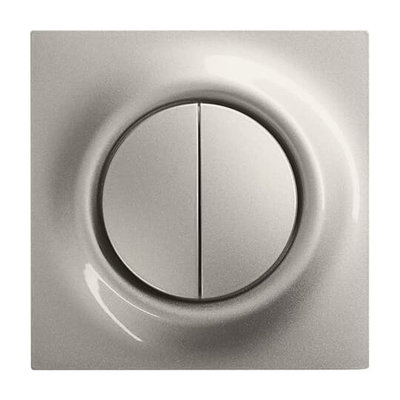 Control Element for Dimmer Two-part button champagne metallic - impuls