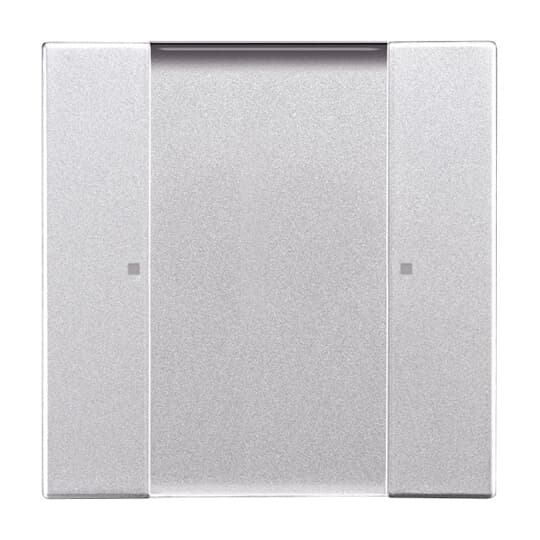 Control Element for Switch/dimmer Zigbee 1gang Radio Control aluminium silver - 63x63