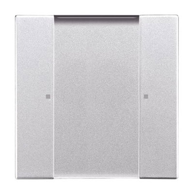 Control Element 1-gang for Switch/dimmer Wireless aluminium silver - Platform 63
