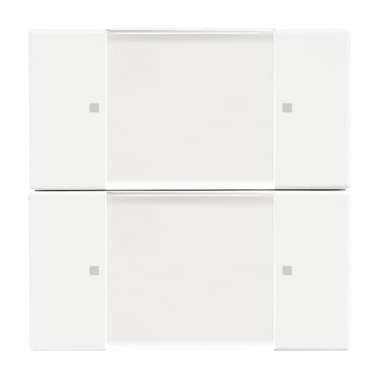 Control Element for Switch/dimmer Zigbee 2gang Radio Control studio white - 63x63
