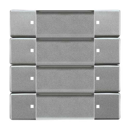 Control Element 4-gang for Switch/dimmer Wireless grey metallic - Platform 63
