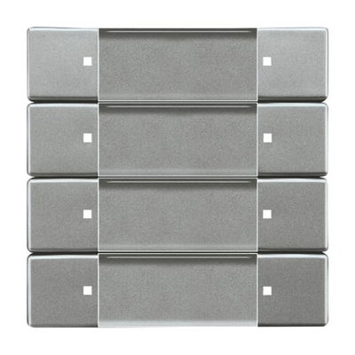 Control Element 4-gang for Switch/dimmer Wireless grey metallic - Platform 63