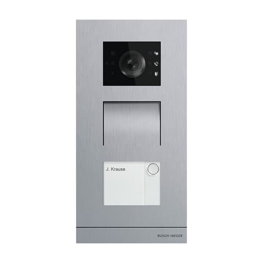 IP Video Outdoor Station, 1 button(s), stainless steel