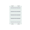 SMISSLINE TP base unit horizontal module, 750 mm x 500 mm x 215 mm , 5 rows , 1 GU , Field width: 2