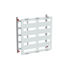 SMISSLINE TP base unit horizontal module, 750 mm x 750 mm x 215 mm , 5 rows , 1 GU , Field width: 3
