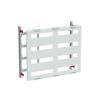 SMISSLINE TP base unit horizontal module, 600 mm x 750 mm x 215 mm , 4 rows , 0 GU , Field width: 3