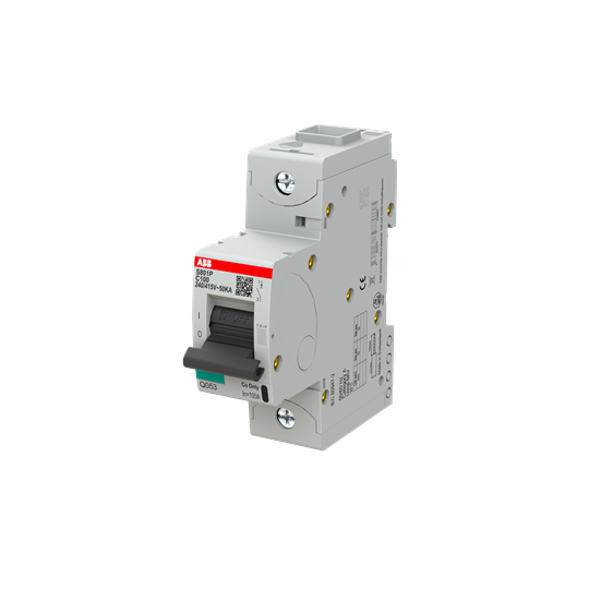 S801P-C100 High Performance Circuit Breaker. C Characteristic. 50kA, 100A, 1P