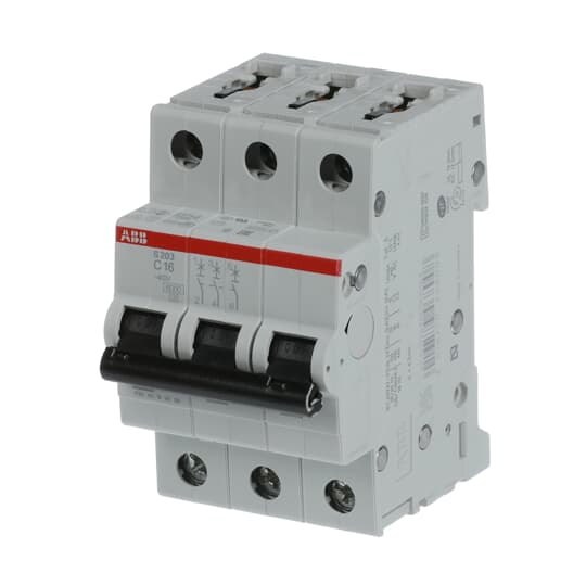 Miniature Circuit Breaker - S200 - 3P - 16 A - C - (AC) 6 kA – Image 4 of 4