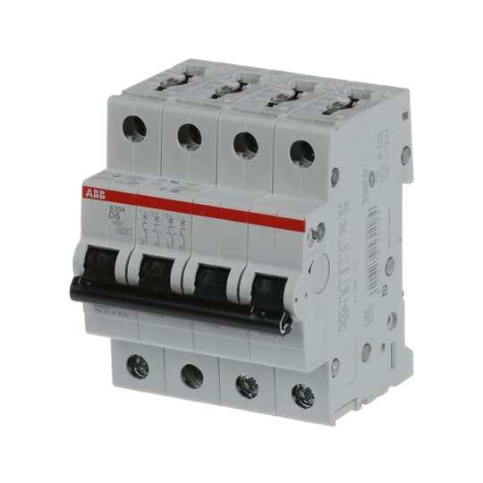 Miniature Circuit Breaker - S200 - 4P - 6 A - D - (AC) 6 kA – Image 4 of 4