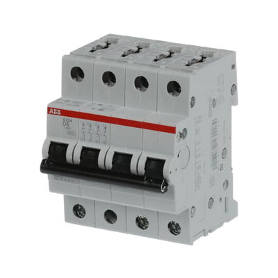 Miniature Circuit Breaker - S200 - 4P - 6 A - D - (AC) 6 kA