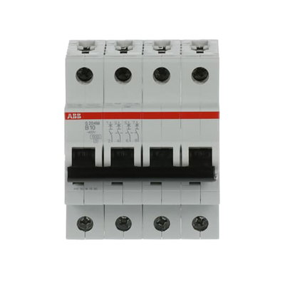 Miniature Circuit Breaker - S200M - 4P - 10 A - B - (AC) 10 kA