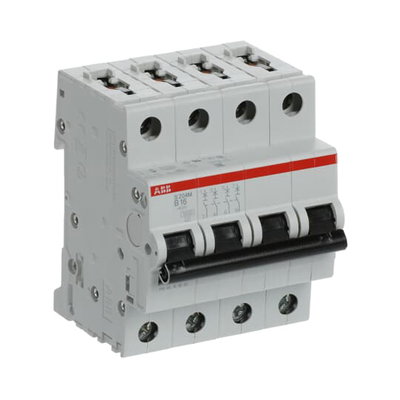 Miniature Circuit Breaker - S200M - 4P - 16 A - B - (AC) 10 kA