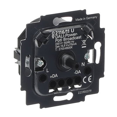 Busch-Rotary dimmer Insert Turn/push button with LED Orientation light 230 V DALI