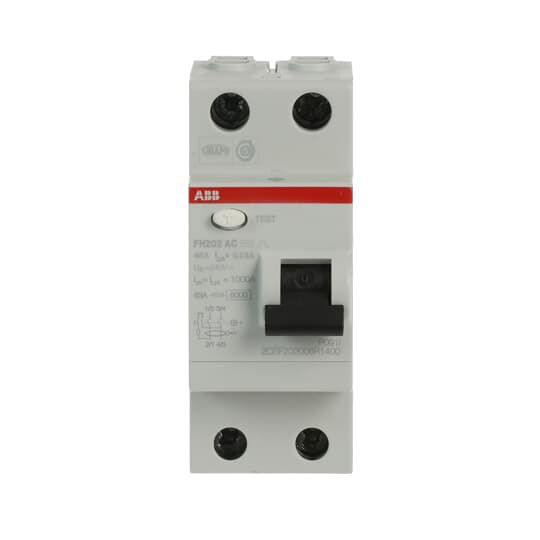 Residual Current Circuit Breaker FH200 - 2P - 30 mA - 40 A - Type AC – Image 2 of 3