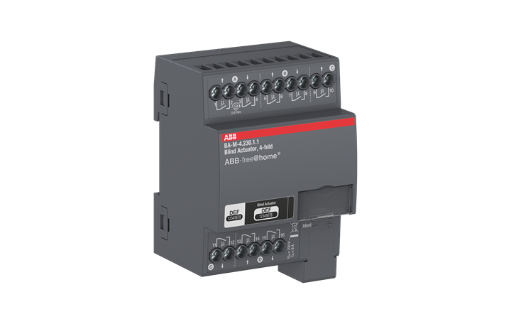 BA-M-4.230.1.1 Blind Actuator, 4-fold 230 V, MDRC – Görsel 3 / 4
