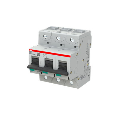 S803P-D100 High Performance Circuit Breaker. D Characteristic. 50kA, 100A, 3P