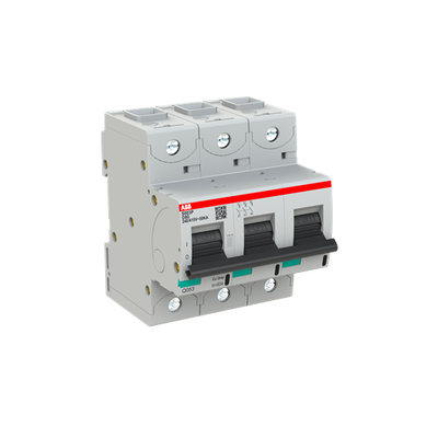 S803P-D80 High Performance Circuit Breaker. D Characteristic. 50kA, 80A, 3P