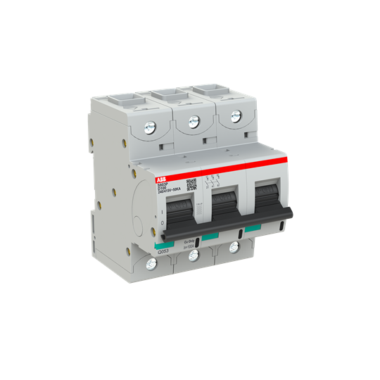 S803P-D100 High Performance Circuit Breaker. D Characteristic. 50kA, 100A, 3P – Image 3 of 3