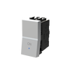 Switch 1-way Double Pole 2-pole switch Silver - Zenit BS
