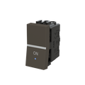 Switch 1-way Double Pole 2-pole switch Anthracite - Zenit BS