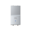 Switch 1-way Double Pole 2-pole switch Silver - Zenit BS