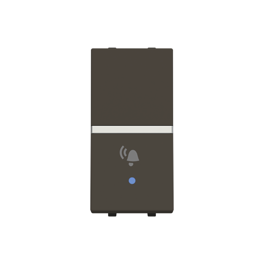 Push-button bell symbol Anthracite - Zenit BS