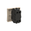 Switch 1-way Rocker/button, Off switch 1-pole Champagne - Zenit BS