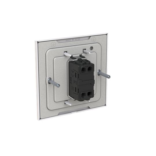 Switch 1-way Double Pole 2-pole switch White - Zenit BS