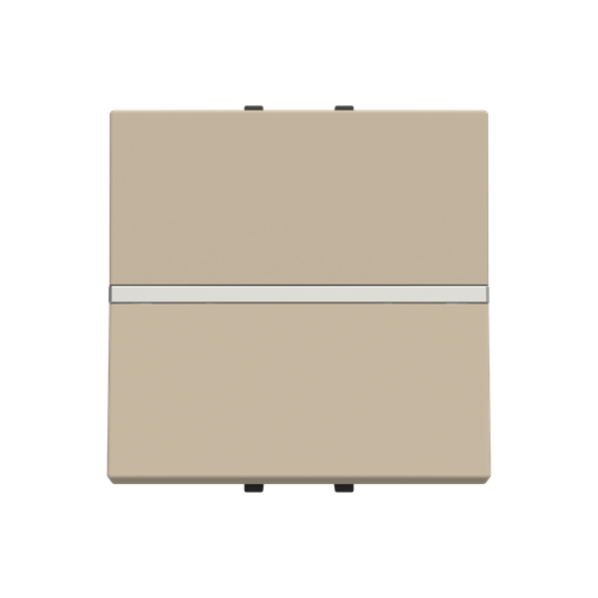 Switch 1-way Rocker/button, Off switch 1-pole Champagne - Zenit BS – Image 2 of 3