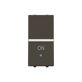 Switch 1-way Double Pole 2-pole switch Anthracite - Zenit BS